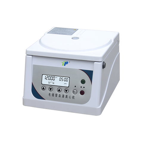 الطرد المركزي لدم أنبوب الشعيرات الدموية TGL-12M-12000 دورة في الدقيقة Hematocrit microcentrifuge للاستخدام المختبر