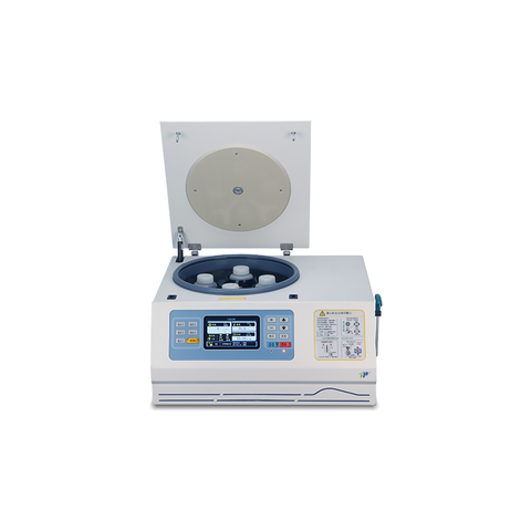الطرد المركزي المختبري المبرد 4 × 250 مل/750 مل ، 5500-6500 دورة في الدقيقة عالية مع التعرف على الدوار التلقائي