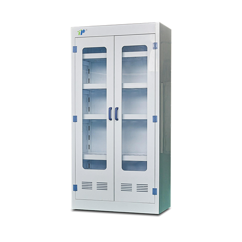 TP-1800GC PP Glassware Cabinet | تخزين المختبر المقاوم للتآكل مع نافذة زجاجية مقسمة